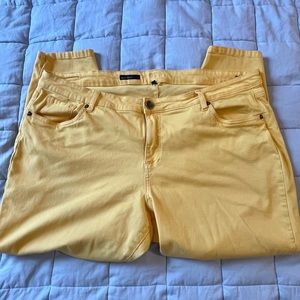 KUT fun yellow pants!